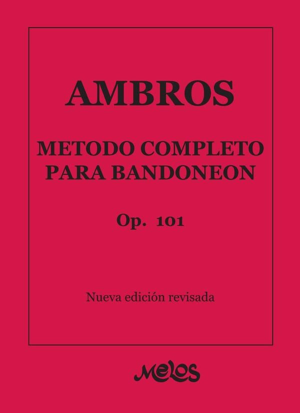BA9122 - Método completo para bandoneón - Op. 101 | Pedro Ambros