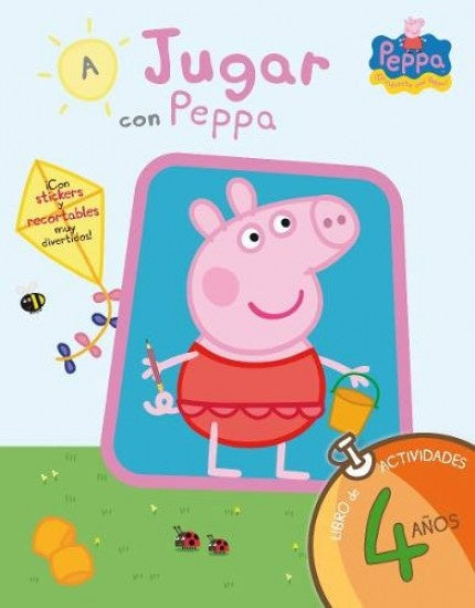 A jugar con Peppa. Libro de actividades 4 años