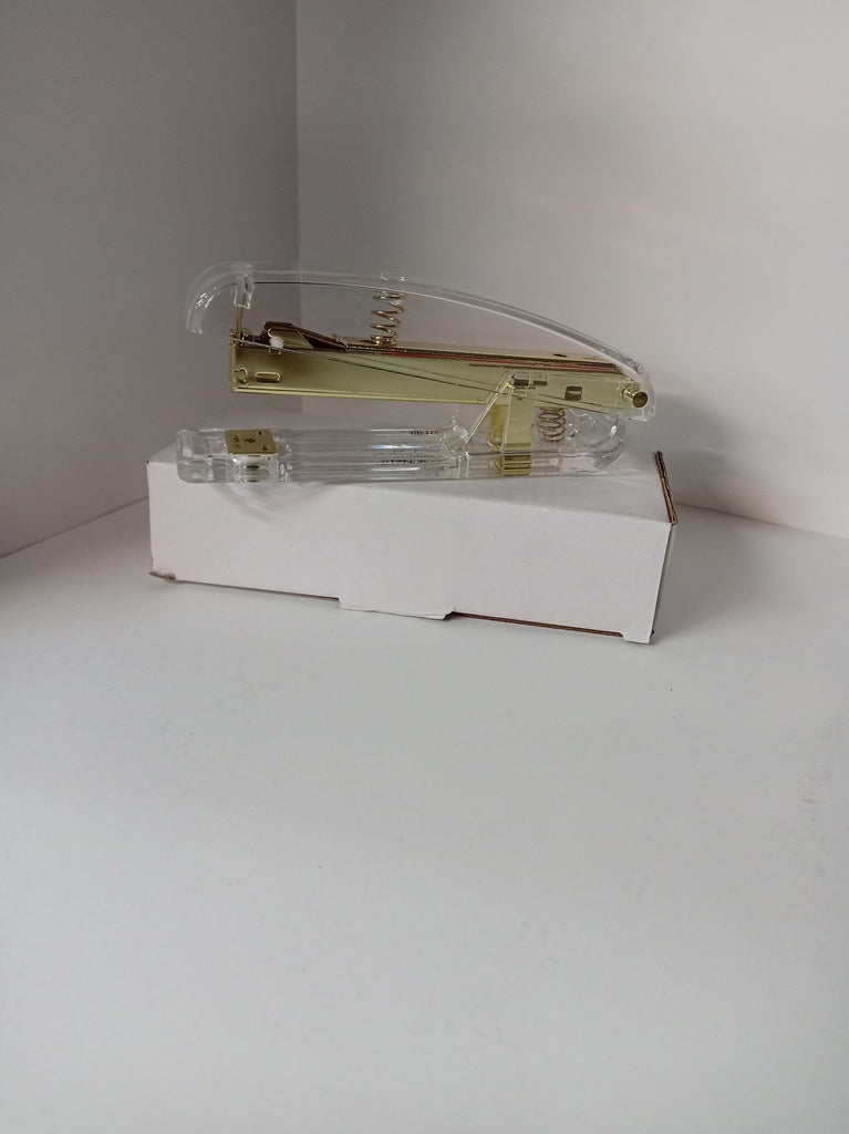 **Abrochadora de acrilico Catalina dorado 15cm | VACIO