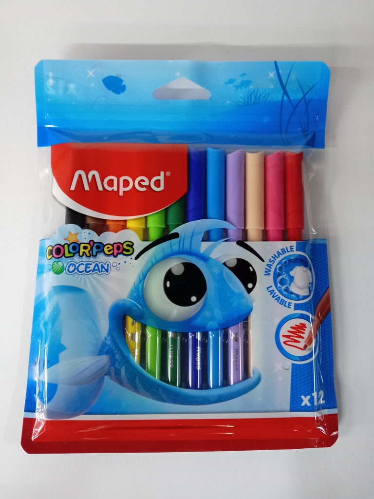 *MARCADORES MAPED OCEAN X 12