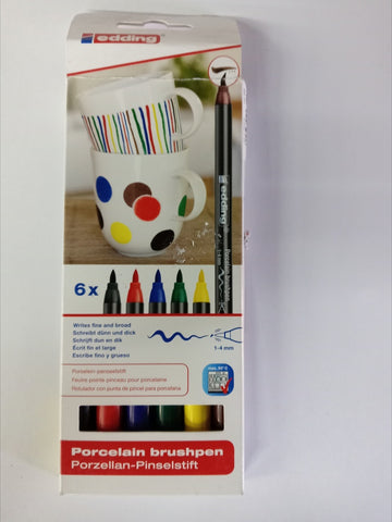 MARCADOR PARA PORCELANA 6 COL