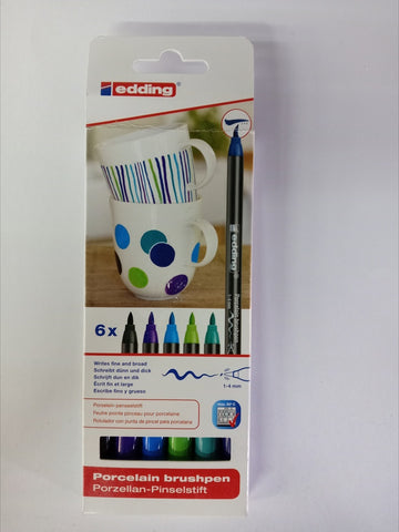 Marcadores x 6 colores frios