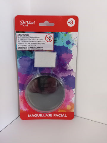 MAQUILLAJE FACIAL COLOR NEGRO