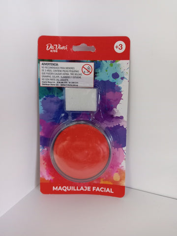 MAQUILLAJE FACIAL COLOR NARANJA