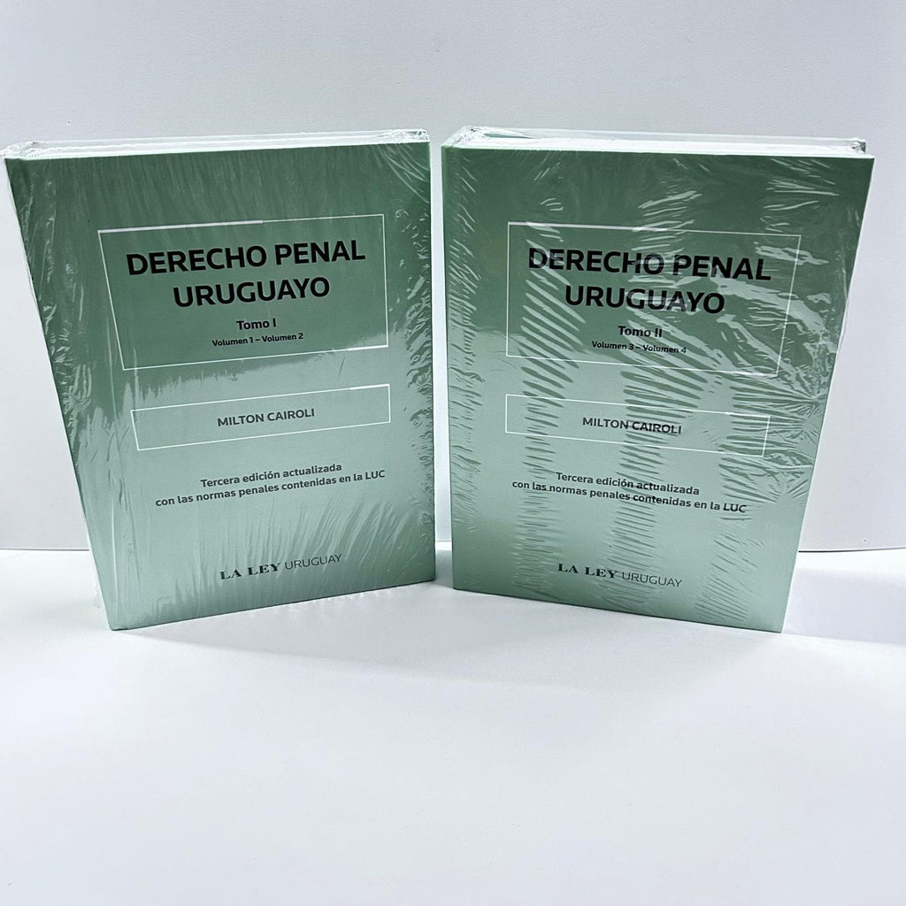 DERECHO PENAL URUGUAYO 2 TOMOS.. | Milton Hugo Cairoli Martinez