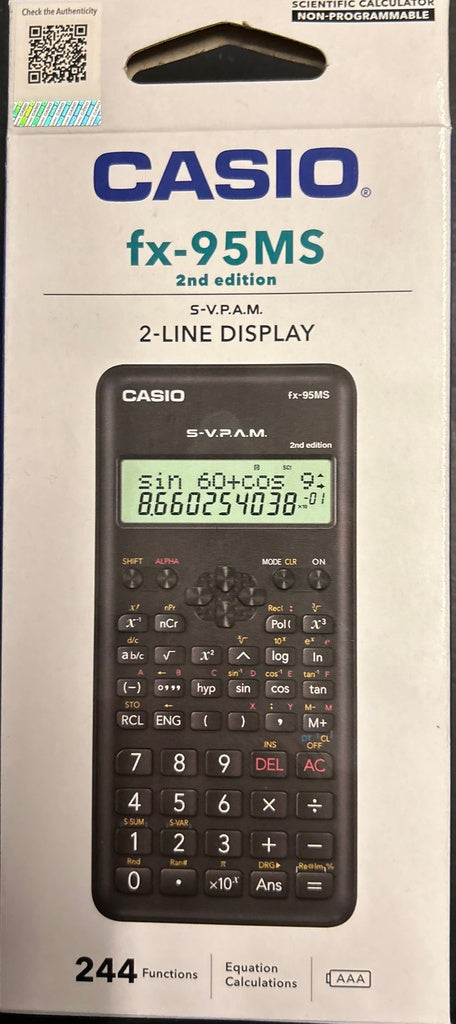 CALCULADORA CASIO FX95MS ..