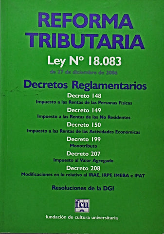 REFORMA TRIBUTARIA LEY 18.083*..