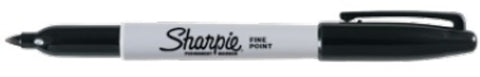 MARCADOR SHARPIE NEGRO