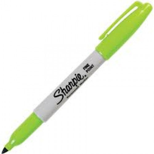 *Marcador Sharpie  VERDE MANZANA