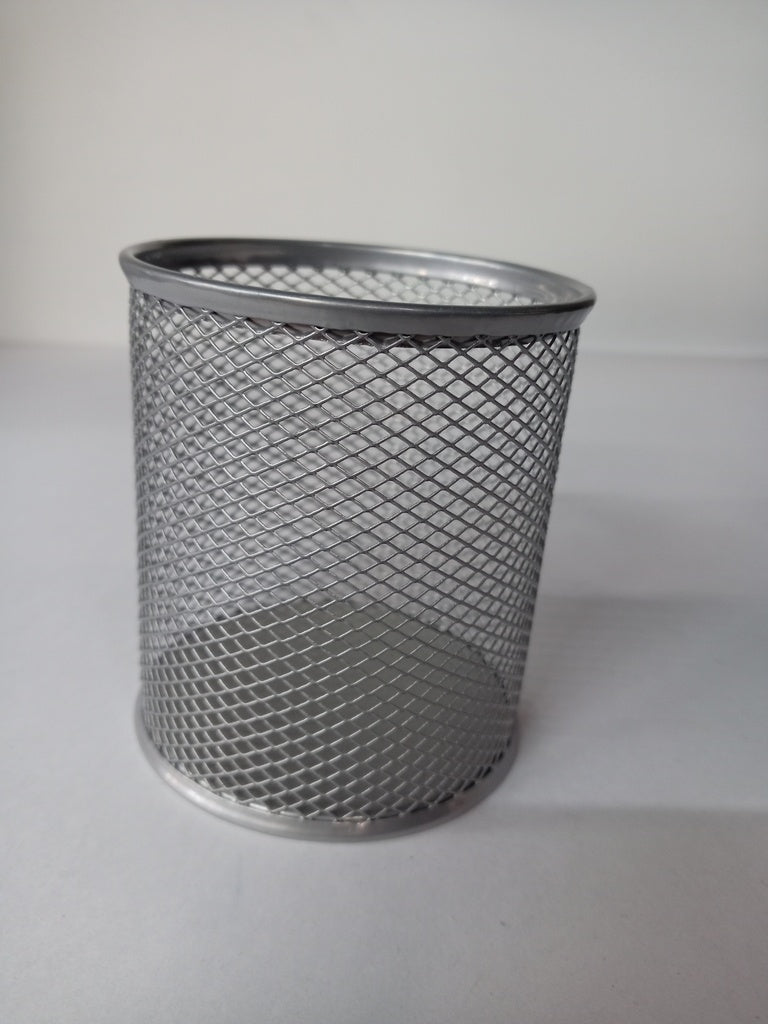 PORTA LAPIZMETALICO PLATEADO