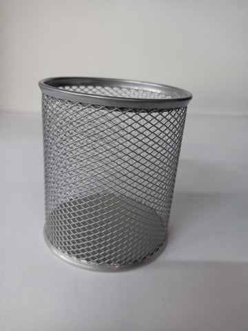 PORTA LAPIZMETALICO PLATEADO