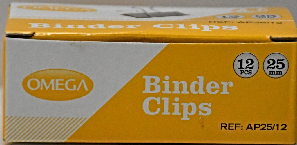 APRIETAPAPEL CAJA 12 PCS 25MM..
