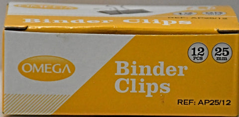 APRIETAPAPEL CAJA 12 PCS 25MM..