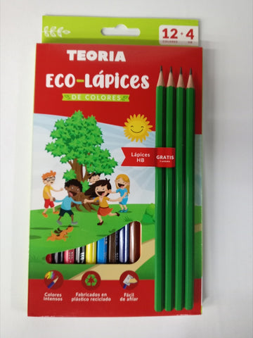ECOLAPICES COLORES X12 ..