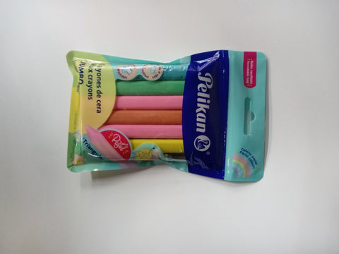 PELICRAYONES JUMBO TRIANG C/6 PASTEL