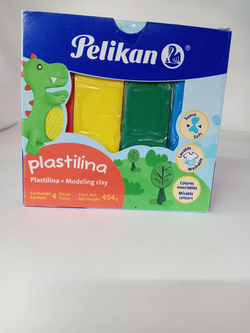 PLASTILINA C/4 BARRAS COL SURTIDO