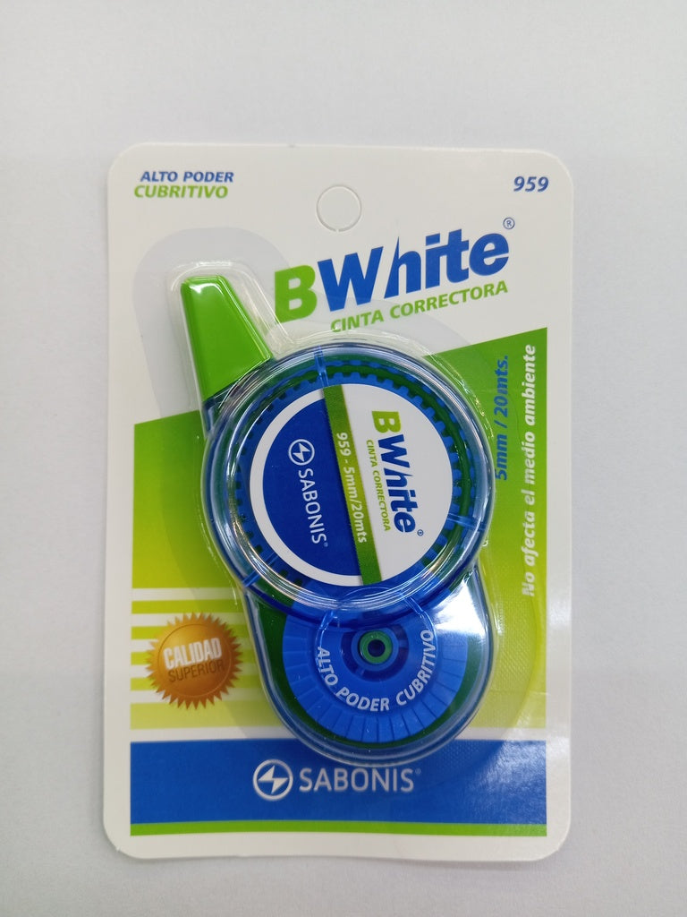 CORRECTOR CINTA BWHITE 20mts