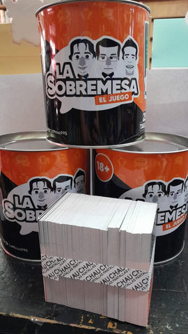 LA SOBREMESA ( EL JUEGO)  +18 AÑOS