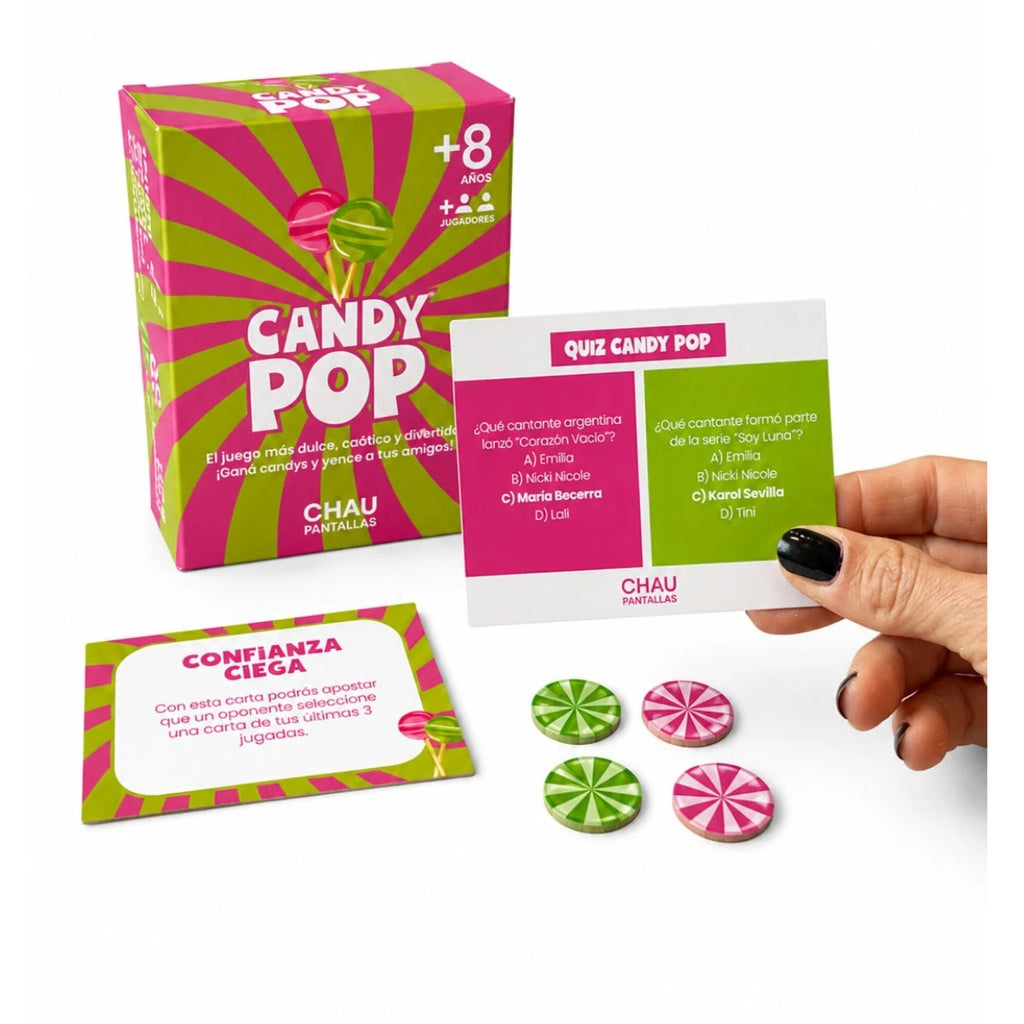 JUEGO DE CARTAS CANDY POP