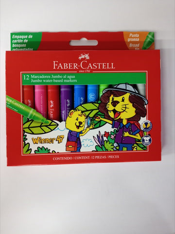 *Marcador faber WINNER x 12 grueso