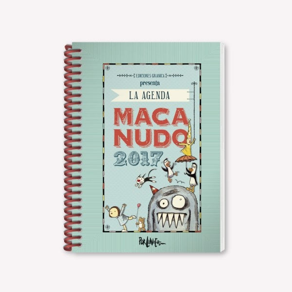 AGENDA MACANUDO 20017 ANILLADA  | Liniers