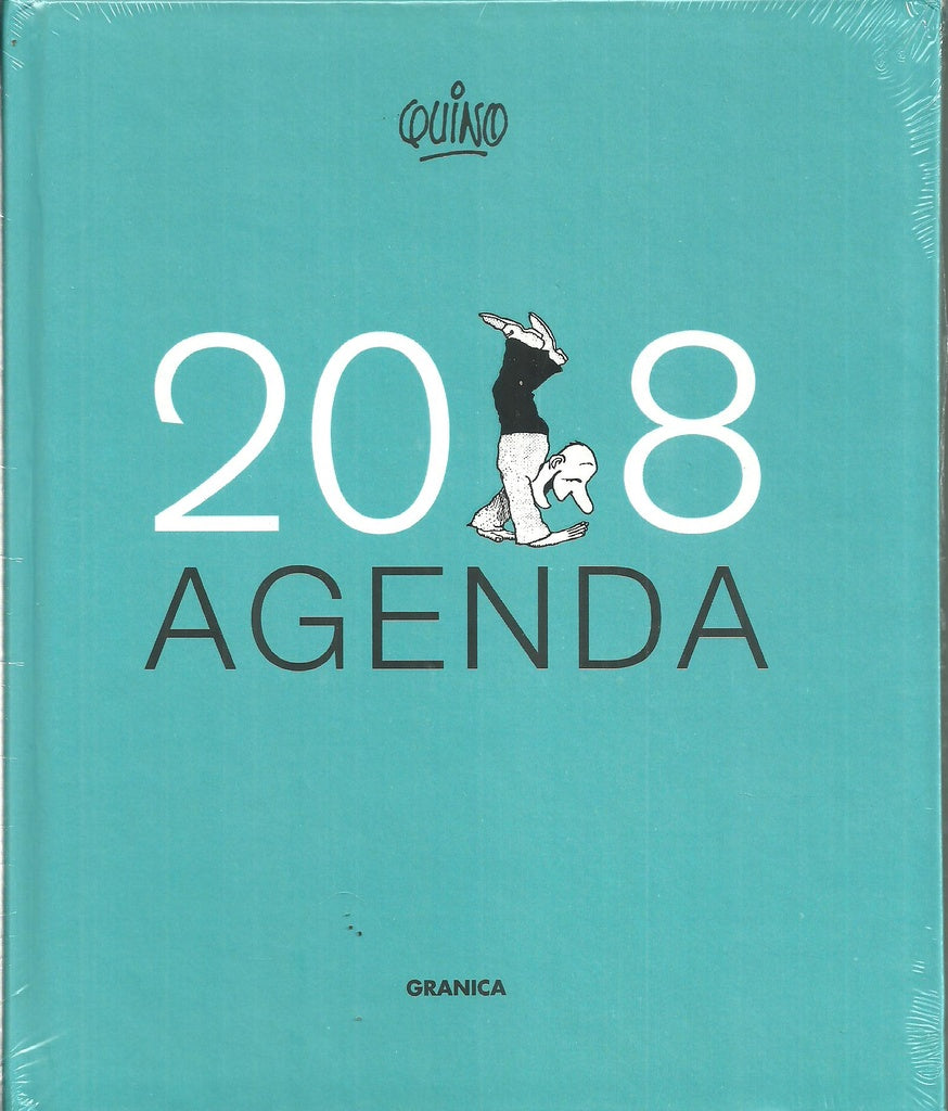 AGENDA QUINO 2018 ENCUADERNADA TURQUEZA