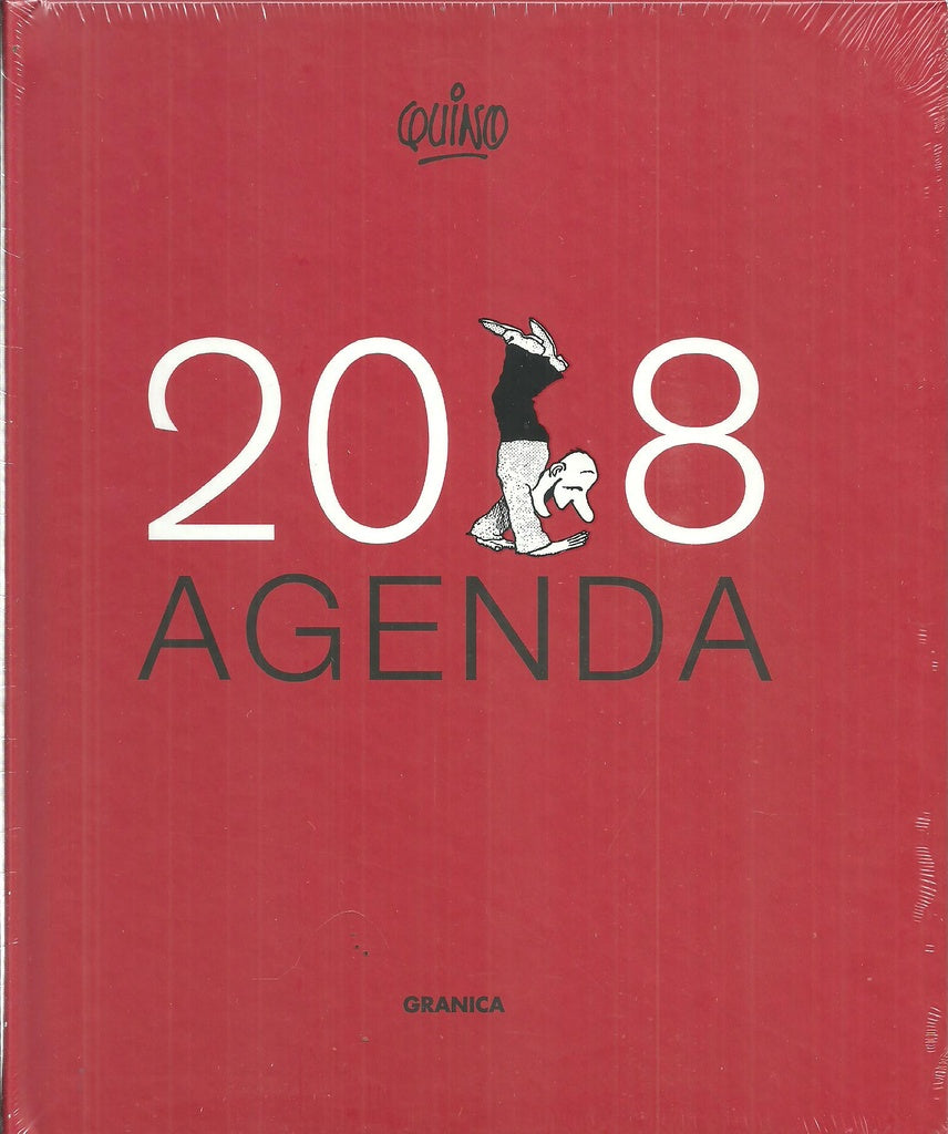 AGENDA QUINO 2018 ENCUADERNADA ROJA