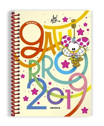 AGENDA GATURRO 2019 ANILLADA ROSADA