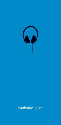 Agenda Maitena 2012 bolsillo azul