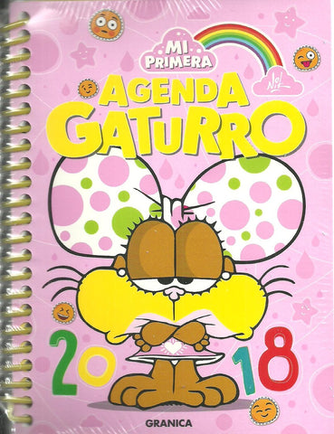 AGENDA GATURRO 2018 ANILLADA ROSA