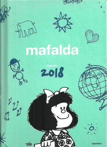 agenda mafalda 2018  pagina por dia