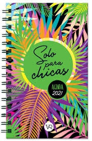 Agenda Solo para chicas 2021-hojas  | VACIO