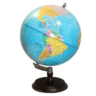 GLOBO TERRAQUEO 30CM AZUL CON INCLINACIÓN