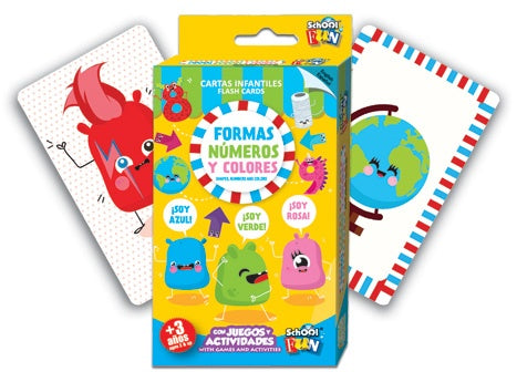 *CARTAS EDUCATIVAS: Formas, números y colores