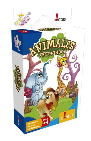 ANIMALES ESCONDIDOS ( CARTAS INFANTILES ) 4 AÑOS..