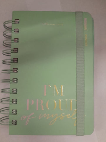 **Agenda Positive Mooving dia por pagina con espiral chica 2024 | VACIO