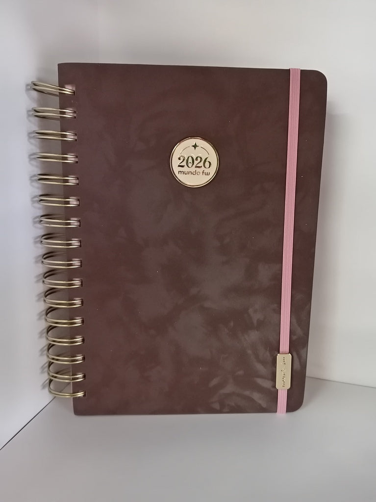 AGENDA MINIMALISTA DIARIA  BRUNETTE FW 2026 | VACIO
