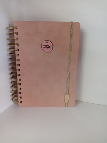 AGENDA 2026 FW MINIMALISTA GOLD DIARIA