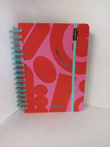AGENDA 2026 FW PINK CITRIC DIARIA CON ESPIRAL