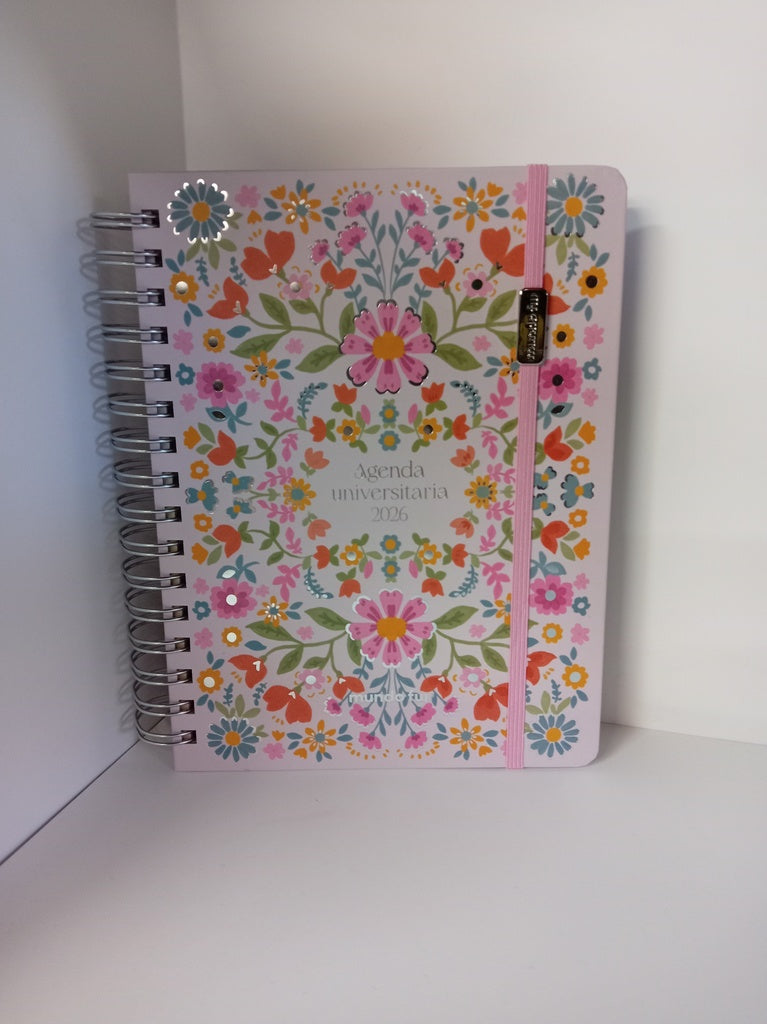 AGENDA UNIVERSITARIA SEMANAL FW 2026  BOUQUET | VACIO