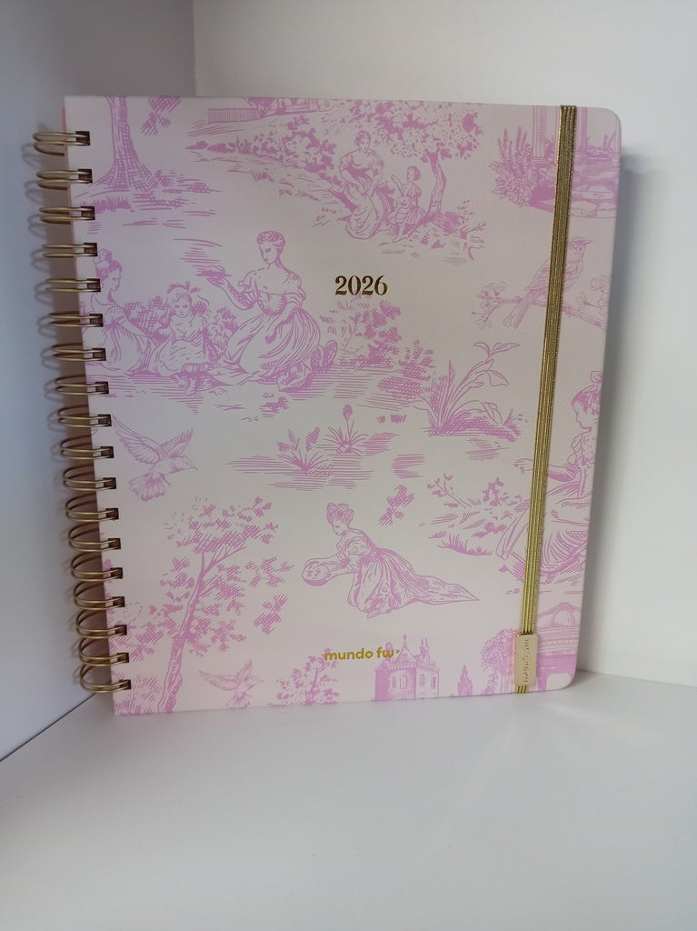 AGENDA LOVE B5 TOILE DE JOUY SEMANAL FW 2026