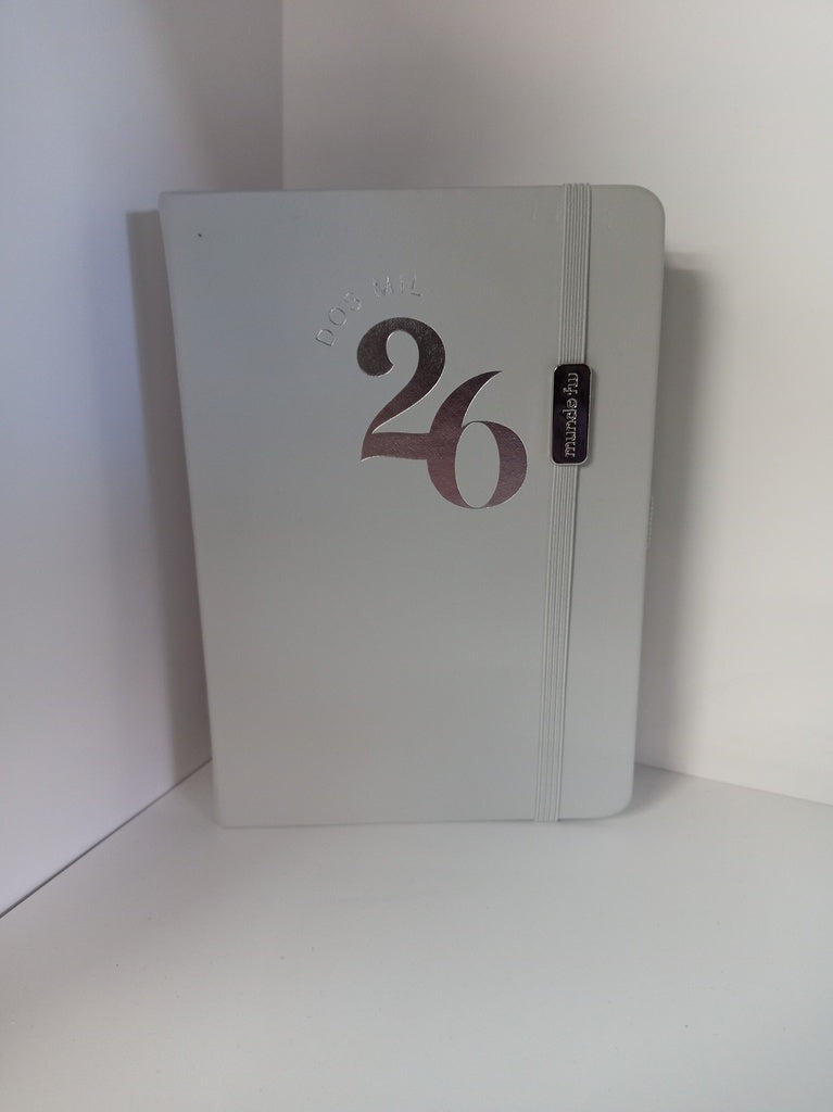 AGENDA 2026 FW CLASSIC GREAY DOS DIAS POR HOJA