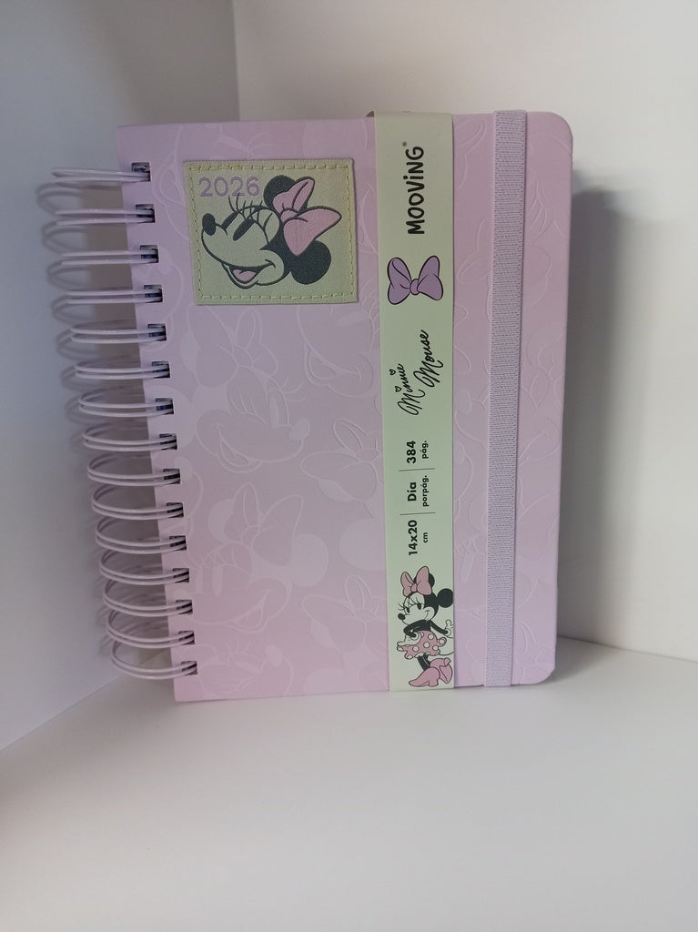 AGENDA 2026 MINNIE MOUSE CON ESPIRAL