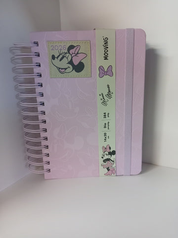 AGENDA 2026 MINNIE MOUSE CON ESPIRAL