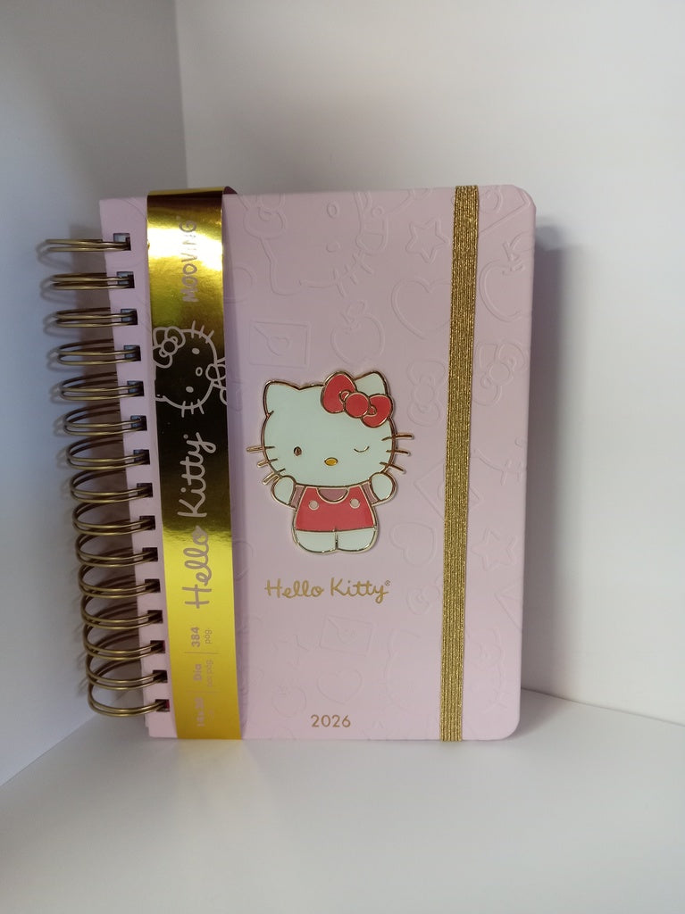 AGENDA 2026 HELLO KITTY  CON ESPIRAL..
