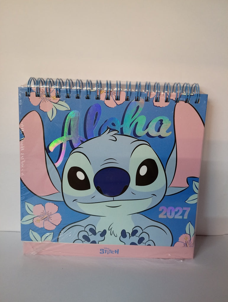 CALENDARIO DE ESCRITORIO STITCH 2027