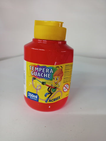 TÉMPERA 250 ACRILEX 507 ROJO FUEGO