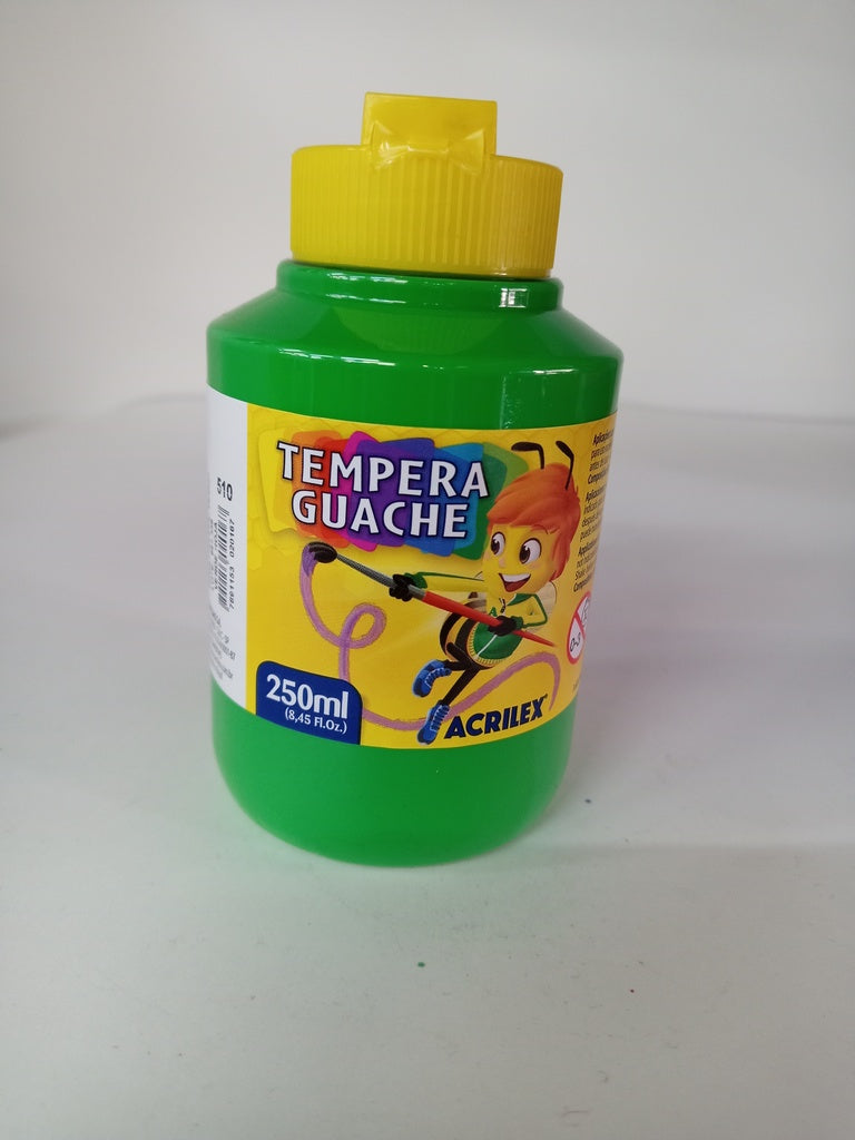 TÉMPERA 250 ACRILEX VERDE MANZANA