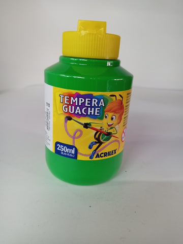 TÉMPERA 250 ACRILEX VERDE MANZANA