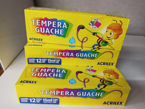 TÉMPERAS ACRILEX X12